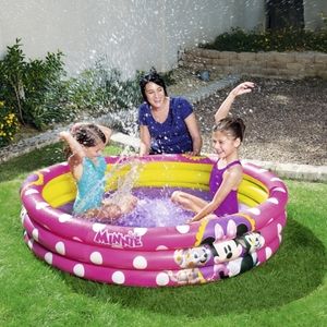 Minnie Mouse Inflatable 3 Ring Swimming Pool
